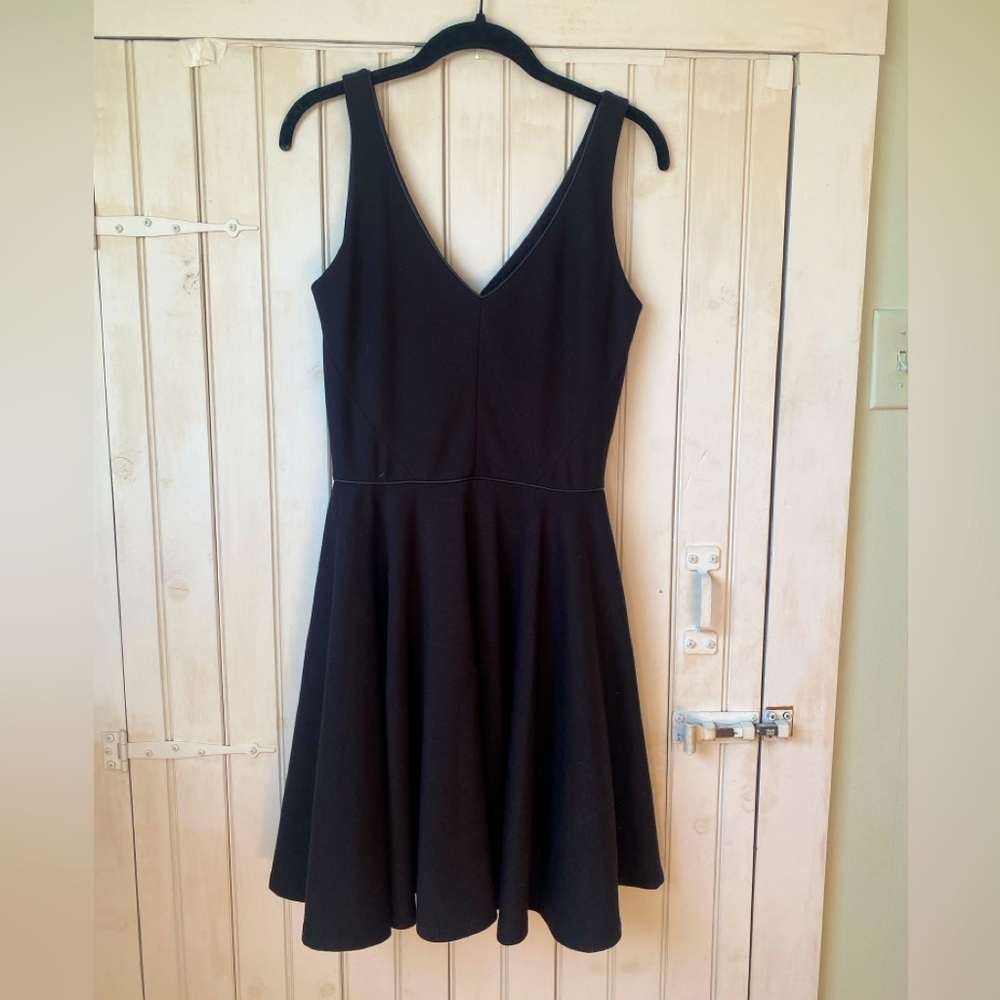 Zac Posen Z Spoke black A-Line Mini Black Cocktail Dress Size 4 - Picture 8 of 13